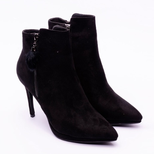 BOTA TACO CAA BAJA MUJER, 37, NEGRO